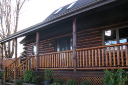 Log Railing