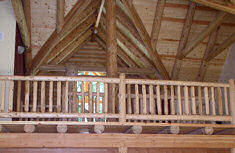 Log Railing
