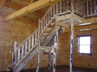 Log Stairway